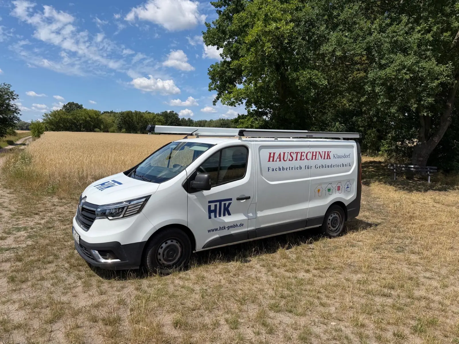 Servicefahrzeug der Haustechnik Klausdorf GmbH